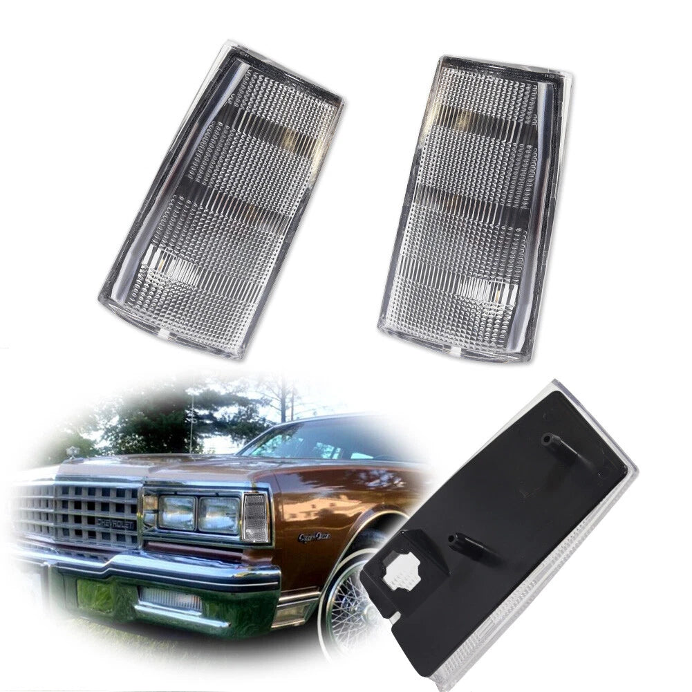 Clear Lens Side Marker Lights for Pontiac Parisienne Bonneville Safari