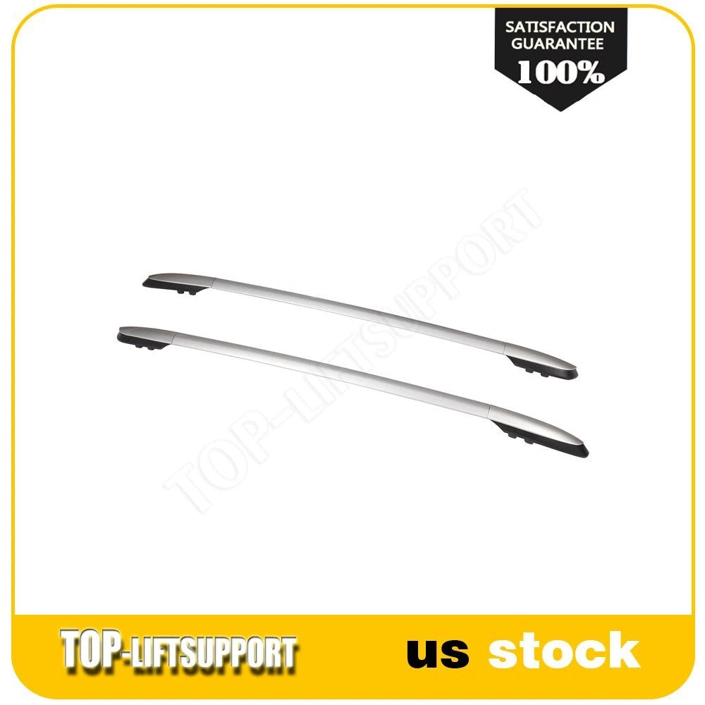 Pair Roof Rack Rail Bars for Toyota RAV4 (2013–2018) Silver