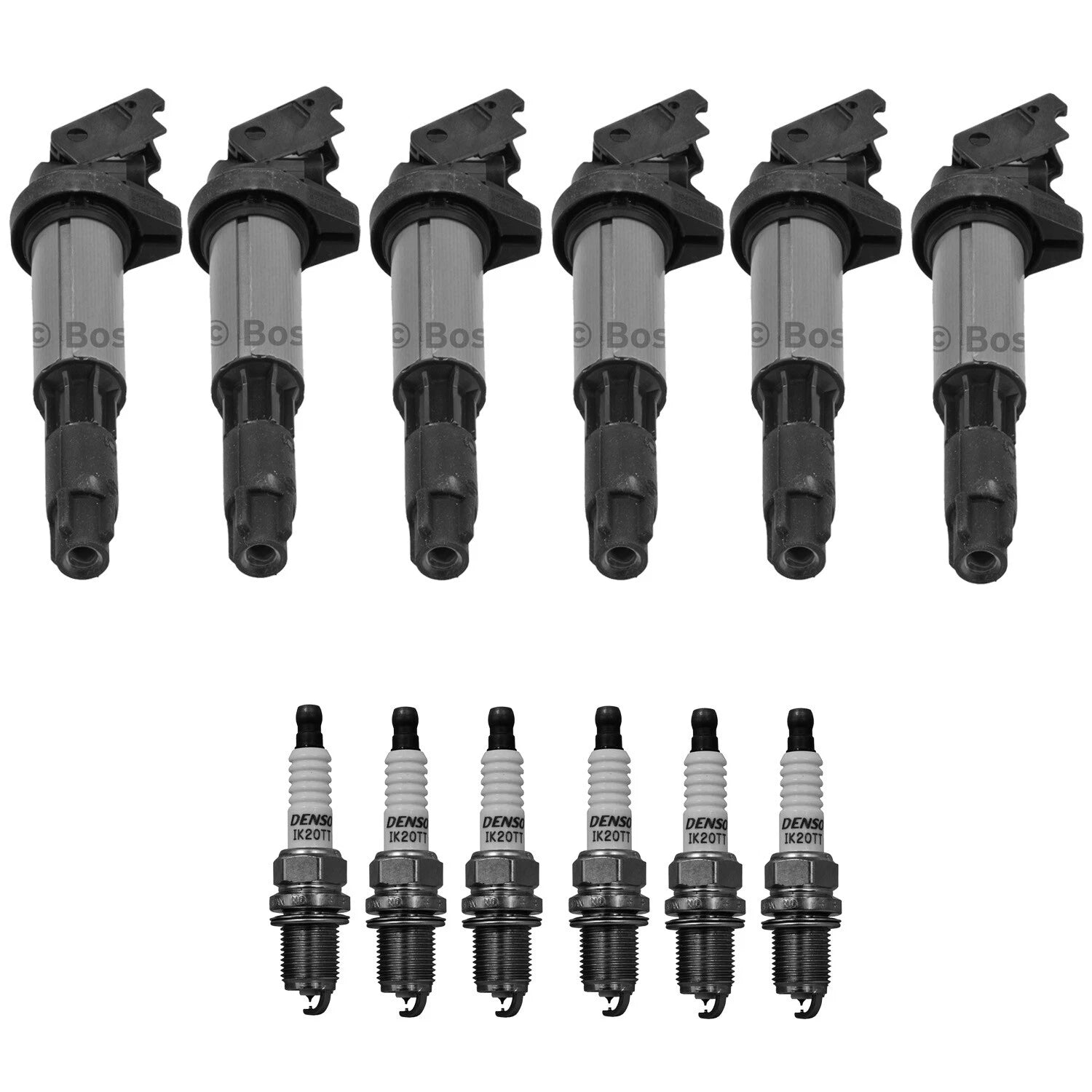 Set of 6 Ignition Coils & Iridium TT Spark Plugs for NSX E46 E53 (1990–2005)