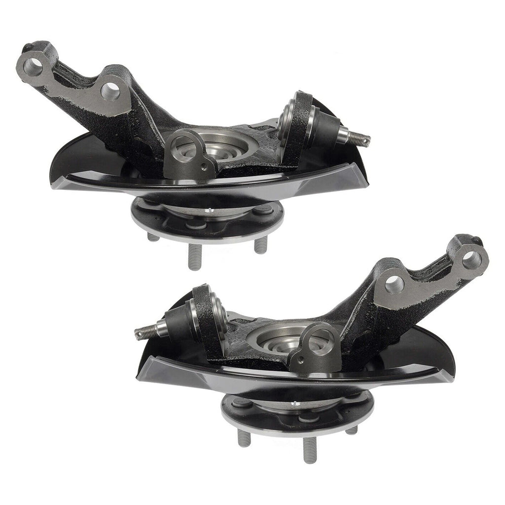 2Pcs Wheel Hub Bearing Steering Knuckle for Honda Civic (2003-2005)