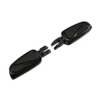 Black Front Rider Footpegs Footrest for Harley Softail FXST (2018–2025)