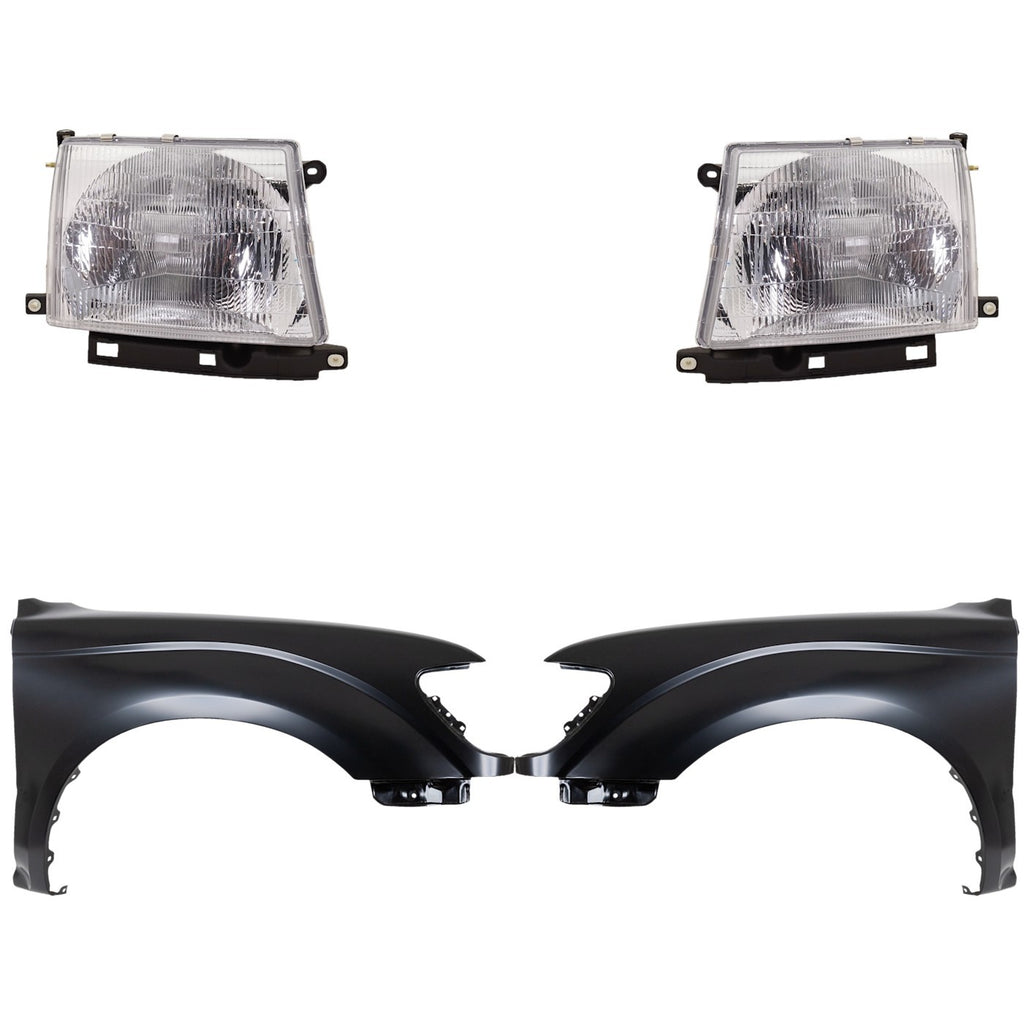 Fender Kit for Toyota Tacoma (1997–2000) Primed Driver & Passenger Side