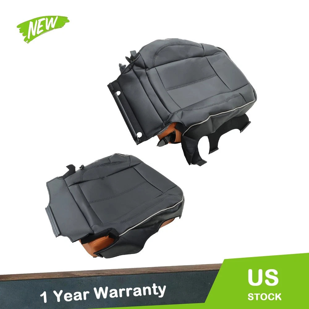 Seat Cushion & Backrest for Hummer H3 (2006–2010) Black Leather