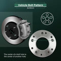 4X 2" Wheel Adapters 5x135 to 6x139.7/6x5.5 12x1.5 for Ford F-150 (1997–2003)
