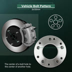 4X 2" Wheel Adapters 5x135 to 6x139.7/6x5.5 12x1.5 for Ford F-150 (1997–2003)