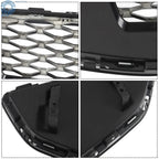 Front Bumper Mesh Grill for Ford Fusion (2017–2018) Glossy Black