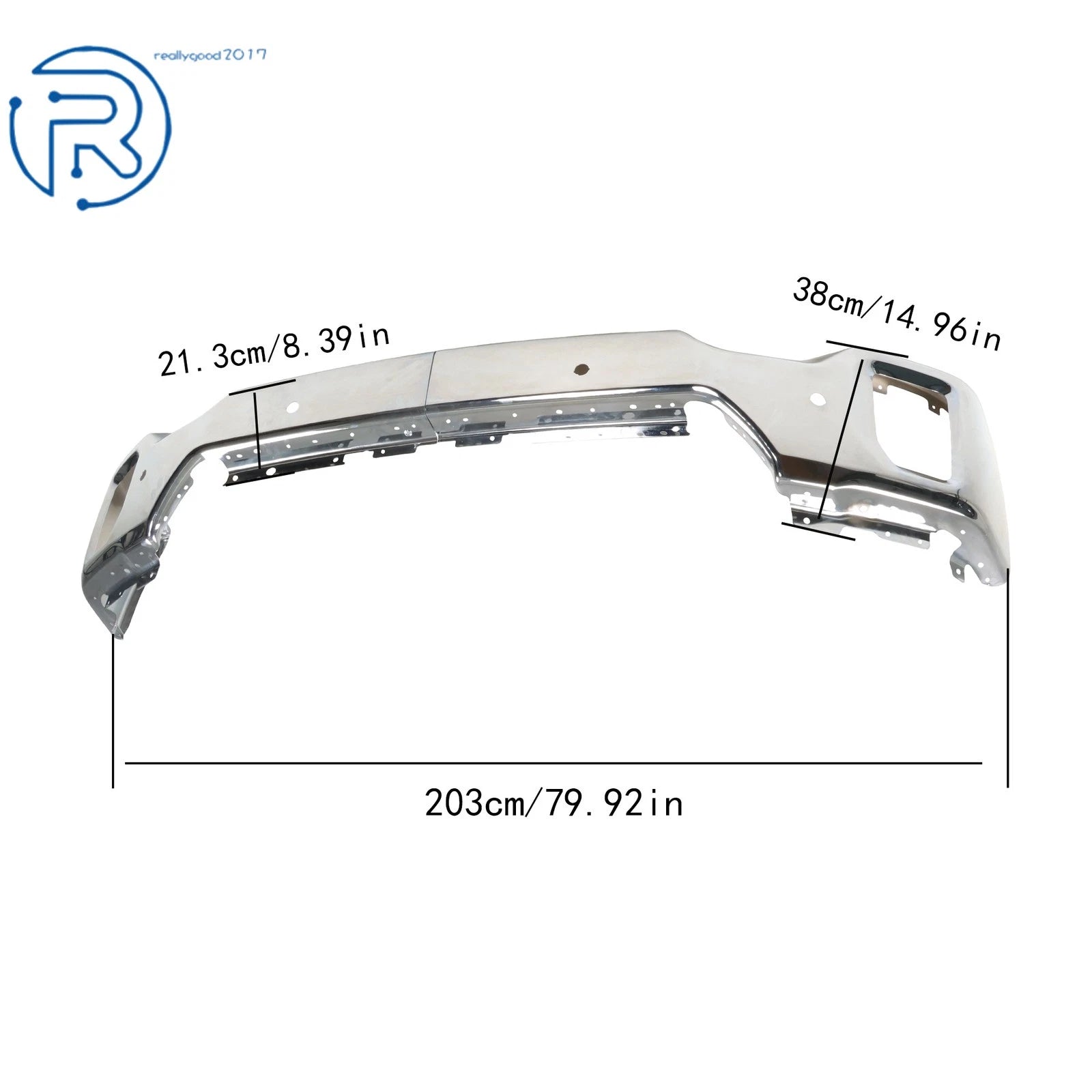 Front Bumper Face Bar for GMC Sierra 2500/3500HD (2020-2023)