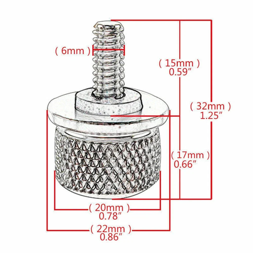 Fender Rear 1/2 Full Thread 1/4-20 Aftermarket for Car