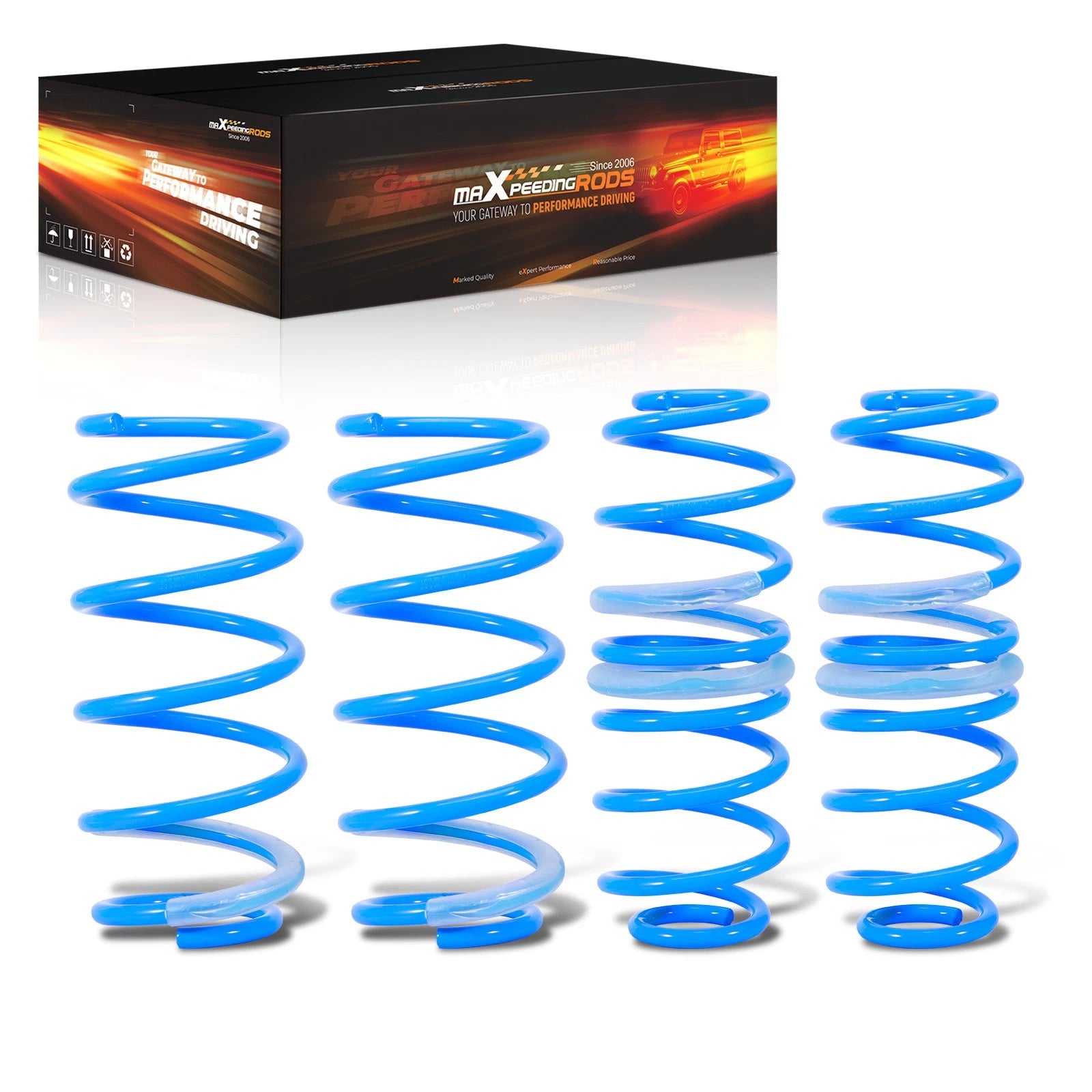 Lowering Springs for Ford Fiesta (2011–2019) [1.3"F/1.5"R]