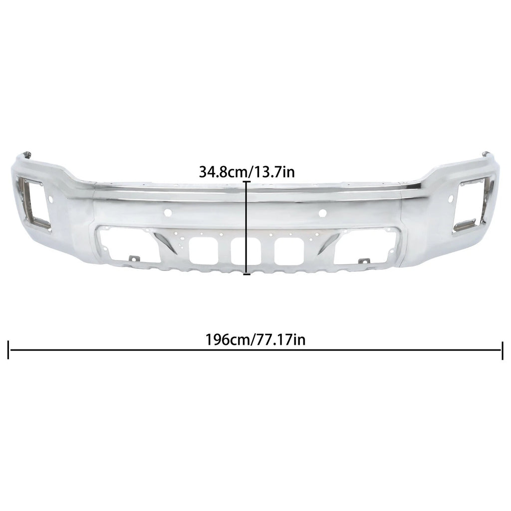 Front Bumper with Sensor Holes for GMC Sierra 1500 (2014–2015)