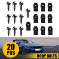 Set of 20 Truck Body Bolts & U-nut Clips 5/16-18 x 1-3/16" Hex #374 EOHA