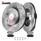 Front Disc Rotors & Ceramic Brake Pads for Ford Edge Lincoln MKX (2007–2014)