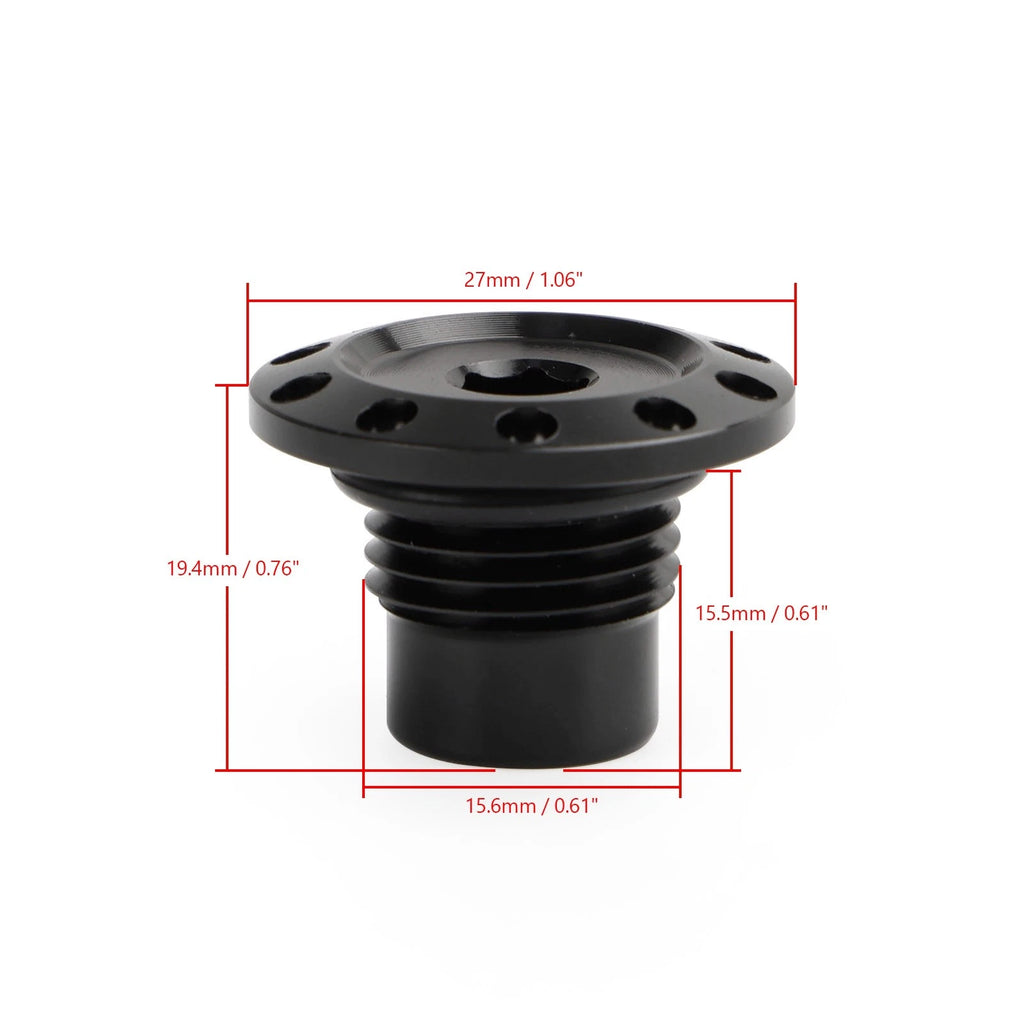Black Billet Oil Filler Cap for Husqvarna Vitpilen Svartpilen 401 250 (2019–2023)