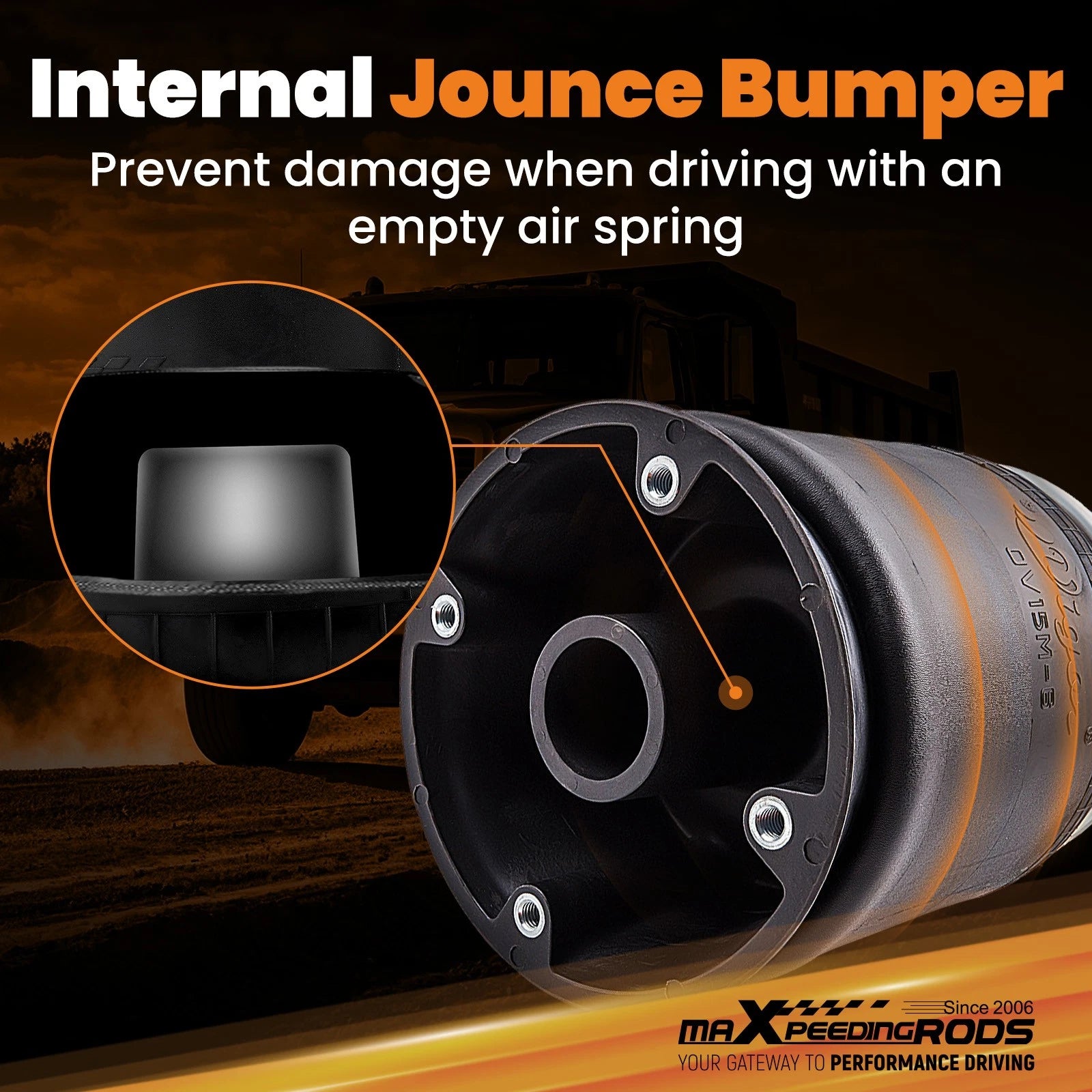 Heavy Duty Air Bellow Spring Suspension Bag for Universal (Fits )