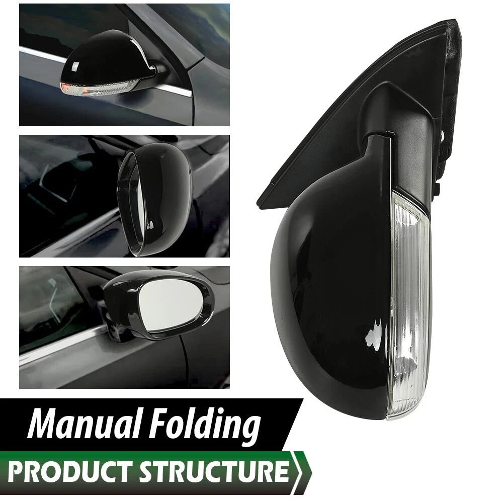 Power Mirror for Volkswagen Jetta Right Side with Puddle Light (2005–2010)