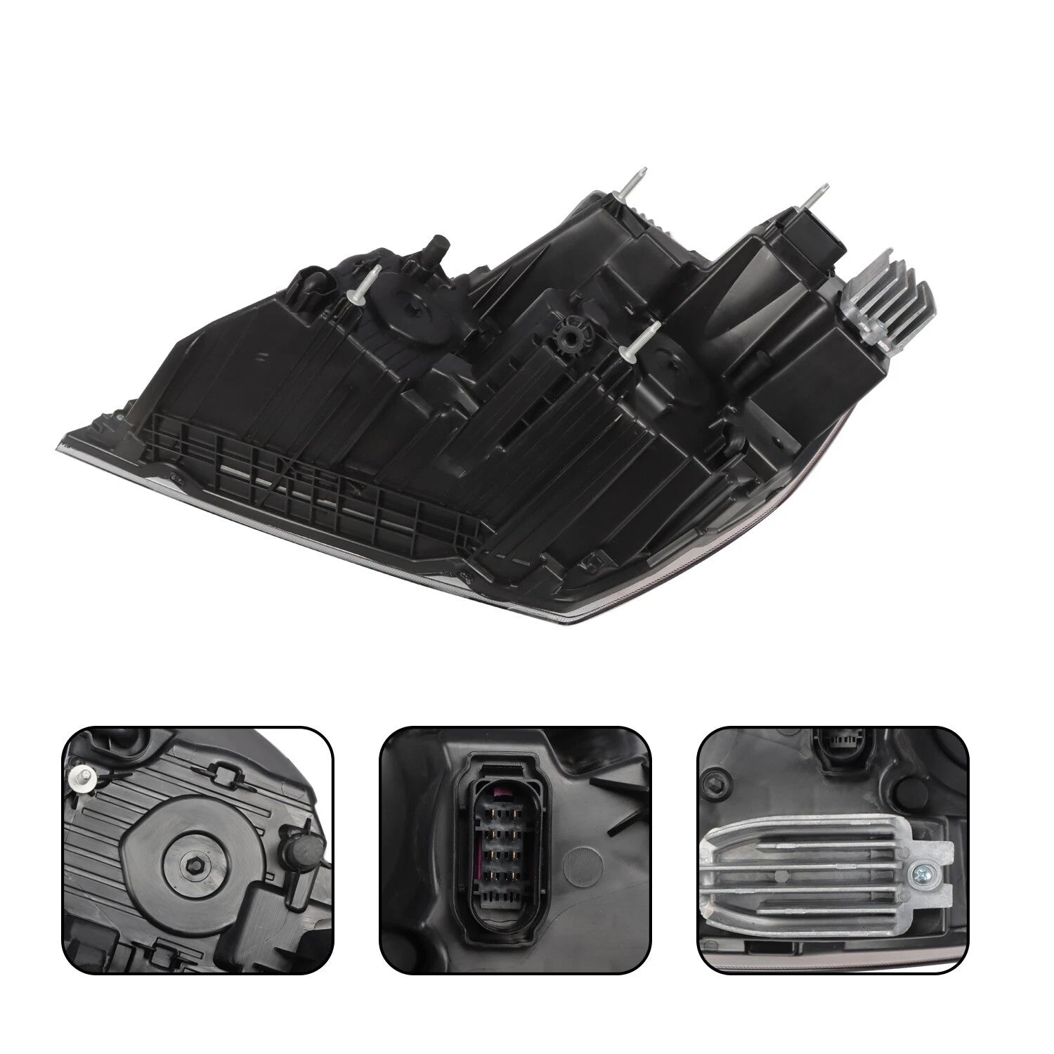 Right Headlight Assembly with LED for Freightliner Cascadia (2018–2022)