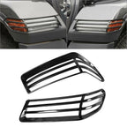 2X Front Wheel Eyebrow Light Decor Cover Trim for Jeep Wrangler JL (2018–2020)