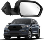 Passenger Side Mirror for Ford Explorer (2020–2023) LB5Z17682BA Textured Black