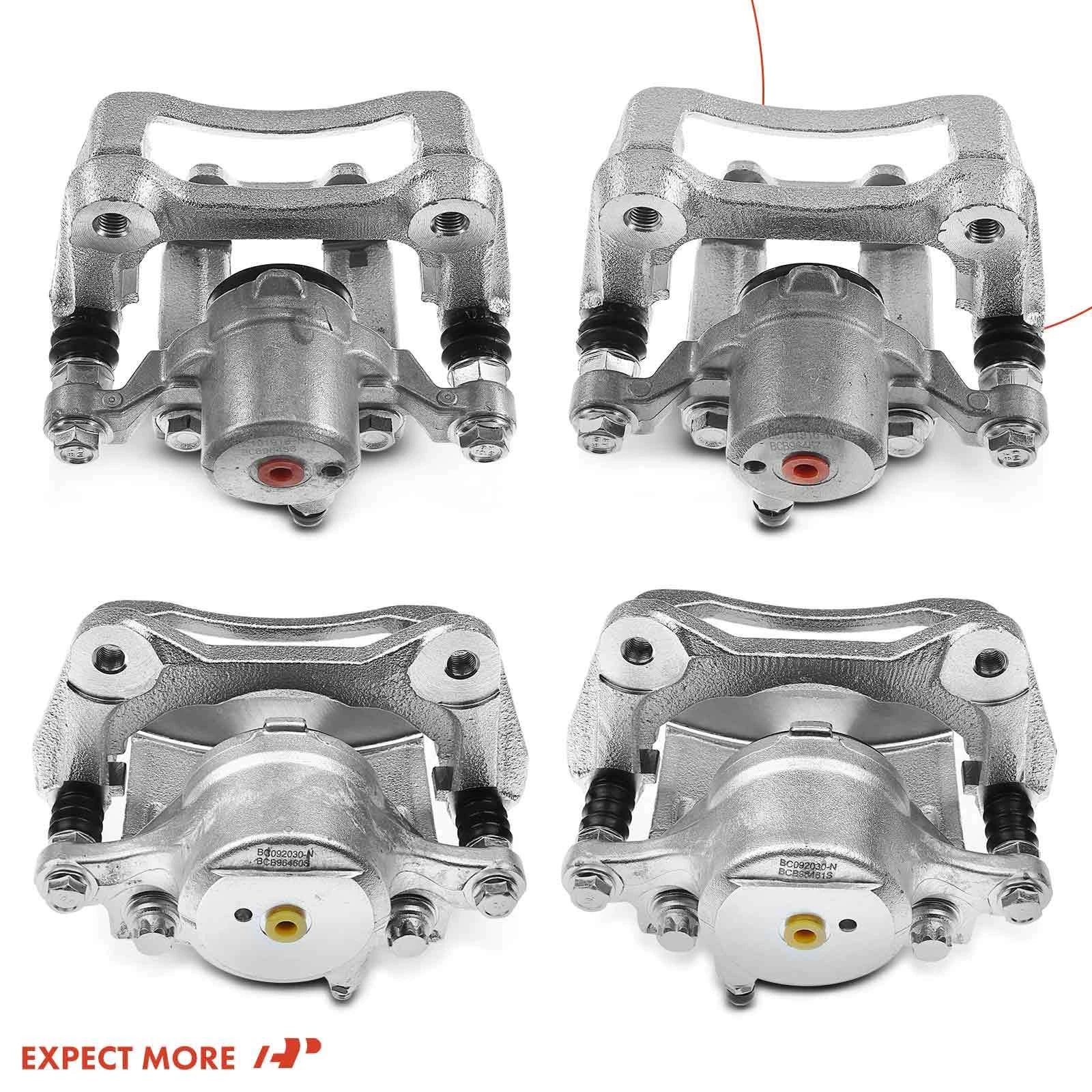 Set of 4 Brake Calipers with Bracket for Hyundai Sonata Kia Optima