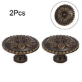 2X Retro Door Pull Handle Knob for Kitchen Cabinet Drawer Hardware