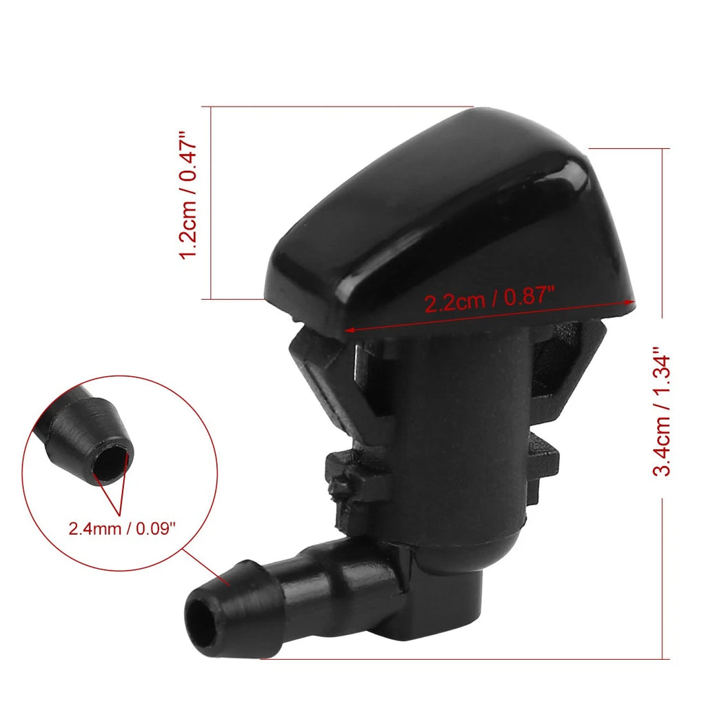 2X Windshield Wiper Jet Nozzle for Dodge Nitro (2007–2011)