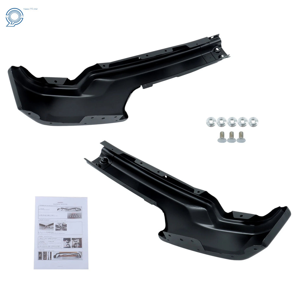 Black Steel Split Front Bumper for GMC Sierra 1500 (2019-2021)