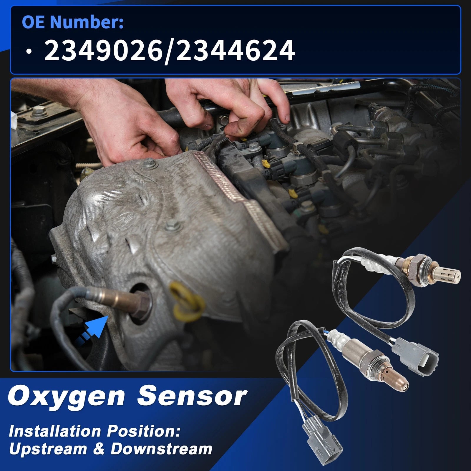 2X Upstream & Downstream Oxygen Sensor for Toyota Tundra 4.0L V6 (2007–2010)