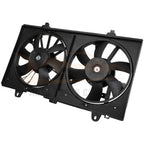 AC condenser and cooling fan assembly for Nissan Sentra (2007-2012)