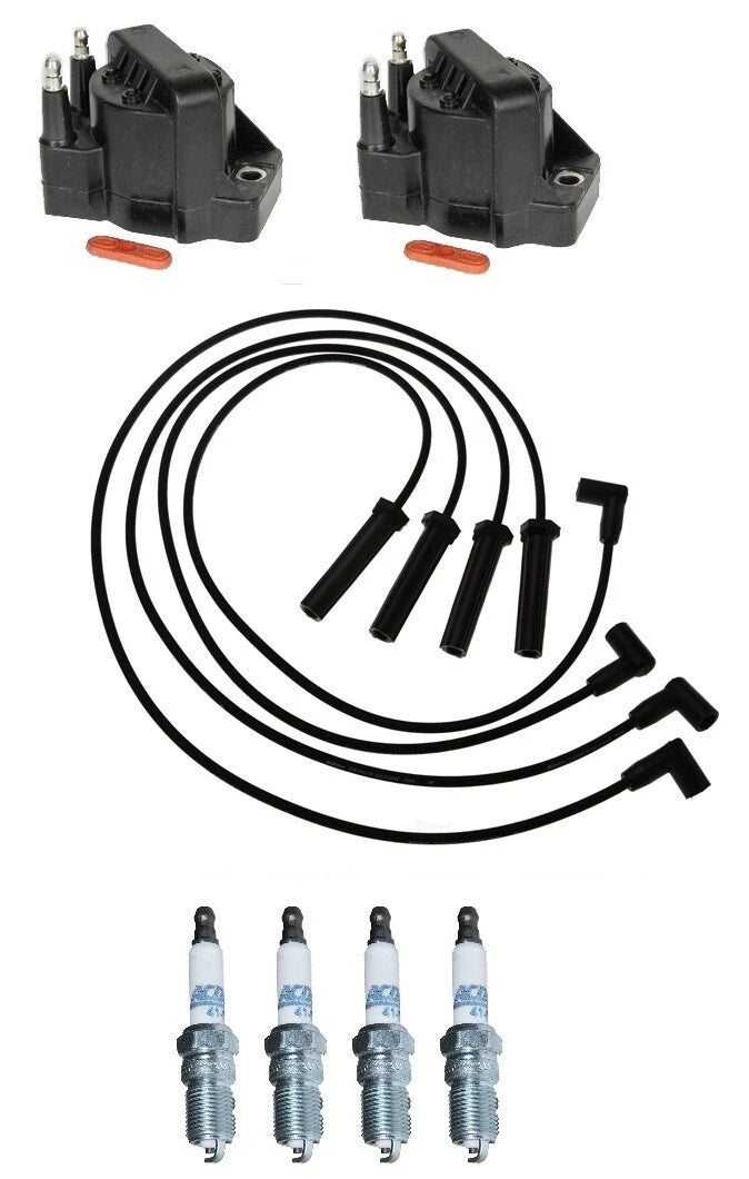 2X Ignition Wires Coils & 4 Spark Plugs Kit ACDelco for GMC Sonoma (1998–1999)