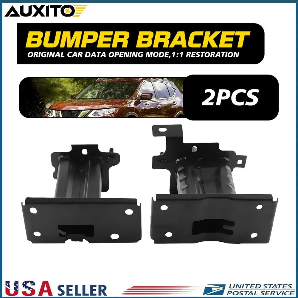 Set of 2 Bumper Brackets for Nissan Rogue (2014–2019) LH & RH