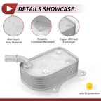Engine Oil Cooler for Audi A4 (2006–2009) No. 06B117021