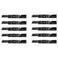 Set of 10 Gator Mulching Mower Blades for Wright Stander 36" (Fits 596-344)