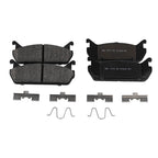 Rear Brake Disc Rotors and Pads Kit for Mazda Miata (1990–1993)
