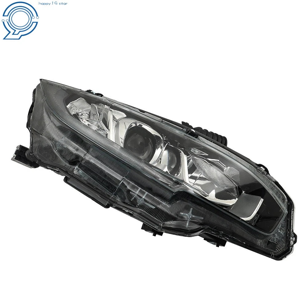 Electroplated Halogen Headlight for Honda Civic (2016–2021) Right