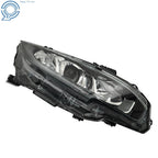 Electroplated Halogen Headlight for Honda Civic (2016–2021) Right
