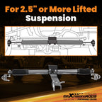 Dual Steering Stabilizer for Jeep Wrangler JL / Gladiator JT (2018–2026)