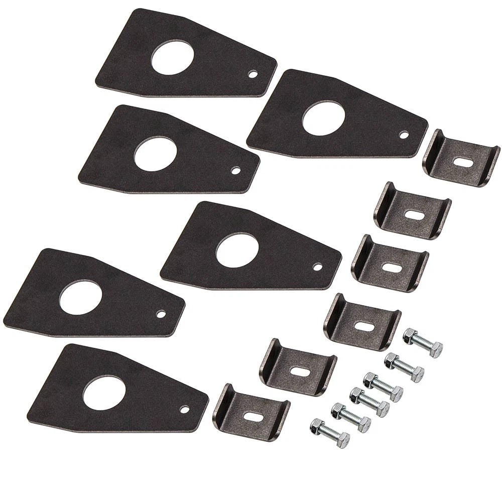 Set of 6 Adjustable Roof Rack Brackets for Universal Fit