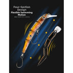 Wobble Minnow Hard Bait 8.5cm with Realistic S-Shaped Action for Fishing