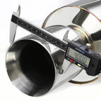 4" Rolled Muffler Tip Racing Catback Exhaust System for Honda Accord (1990–1993)