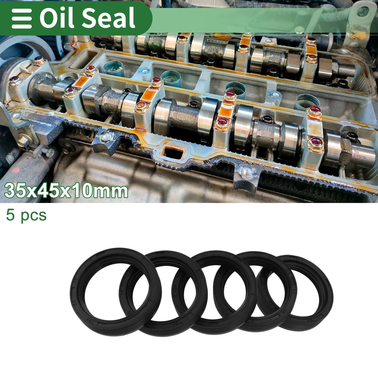 Oil Seal for Rotary Shaft (35x45x10mm)