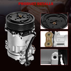 A/C Compressor & Clutch for Dodge Dakota Durango Ram (1996-2001)
