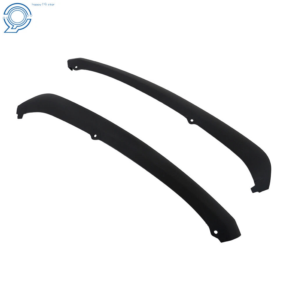 Lower Bumper Valence Trim Pair for Ford Focus (2012-2014) Black Plastic