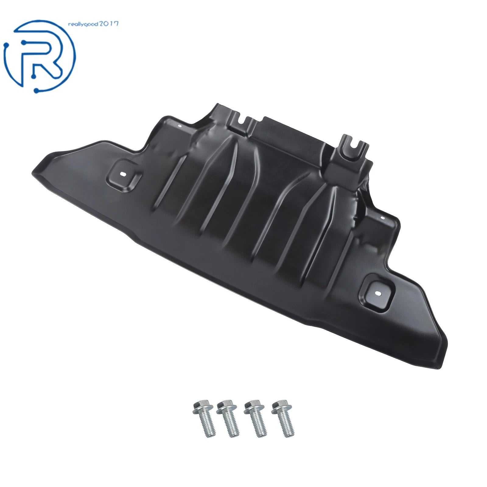 Black Steel Front Engine Cover Skid Plate for Ford Bronco (2021–2023)