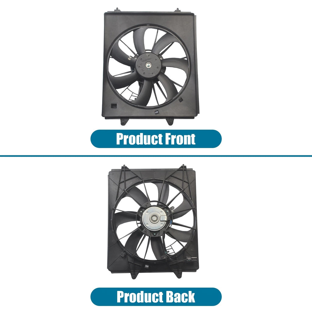 Passenger Side Radiator Cooling Fan Assembly for Honda Odyssey (2011–2017)