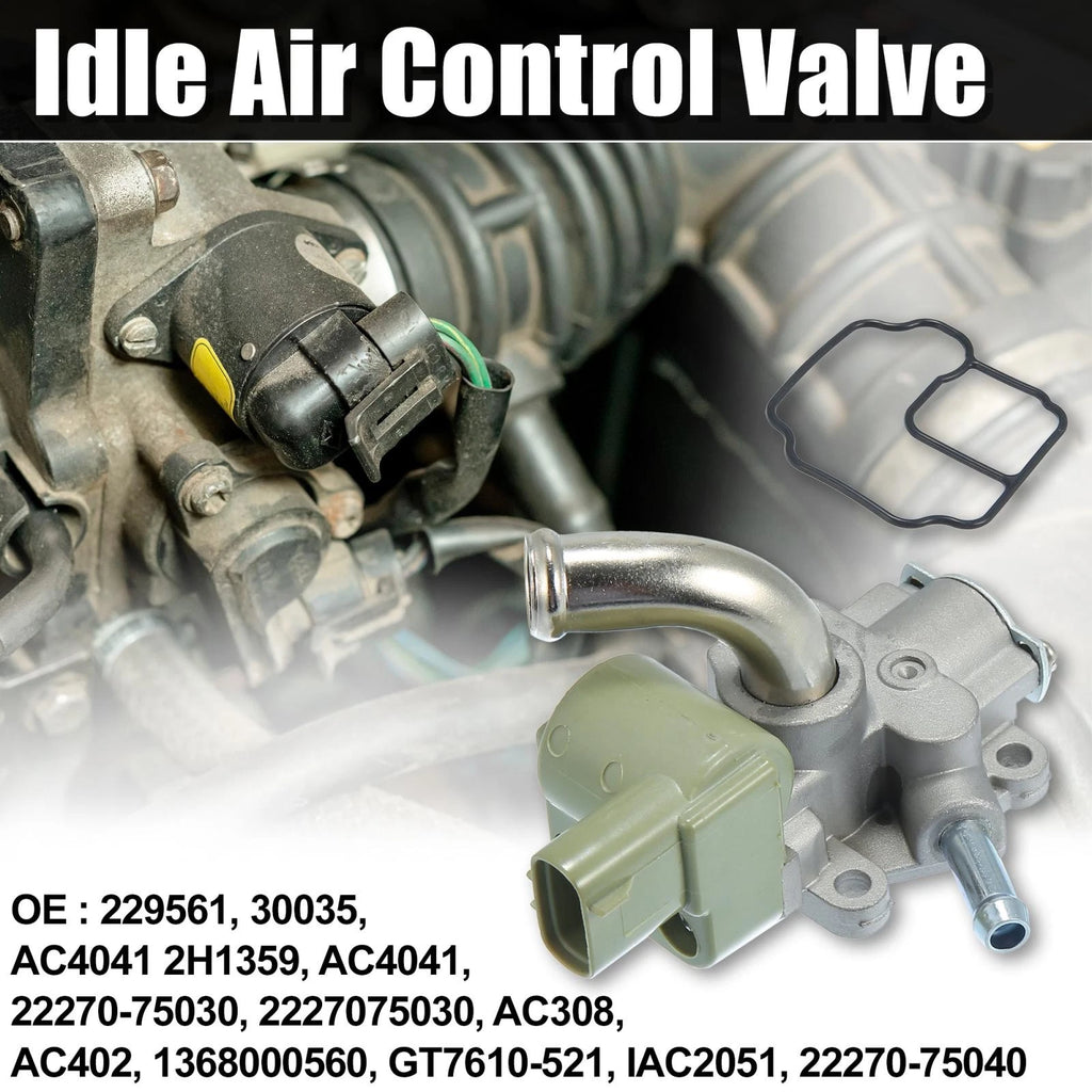 Idle Air Control Valve 22270-75040 with Gasket for Toyota 4Runner Tacoma (1996–2000)