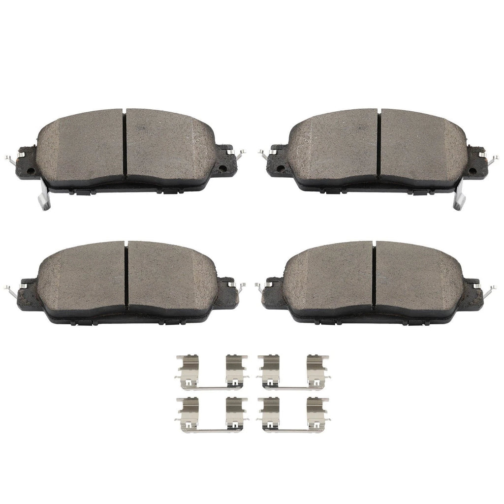 Set of 4 Front Ceramic Brake Pads for Honda Accord (2016–2017) D1860