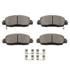 Set of 4 Front Ceramic Brake Pads for Honda Accord (2016–2017) D1860