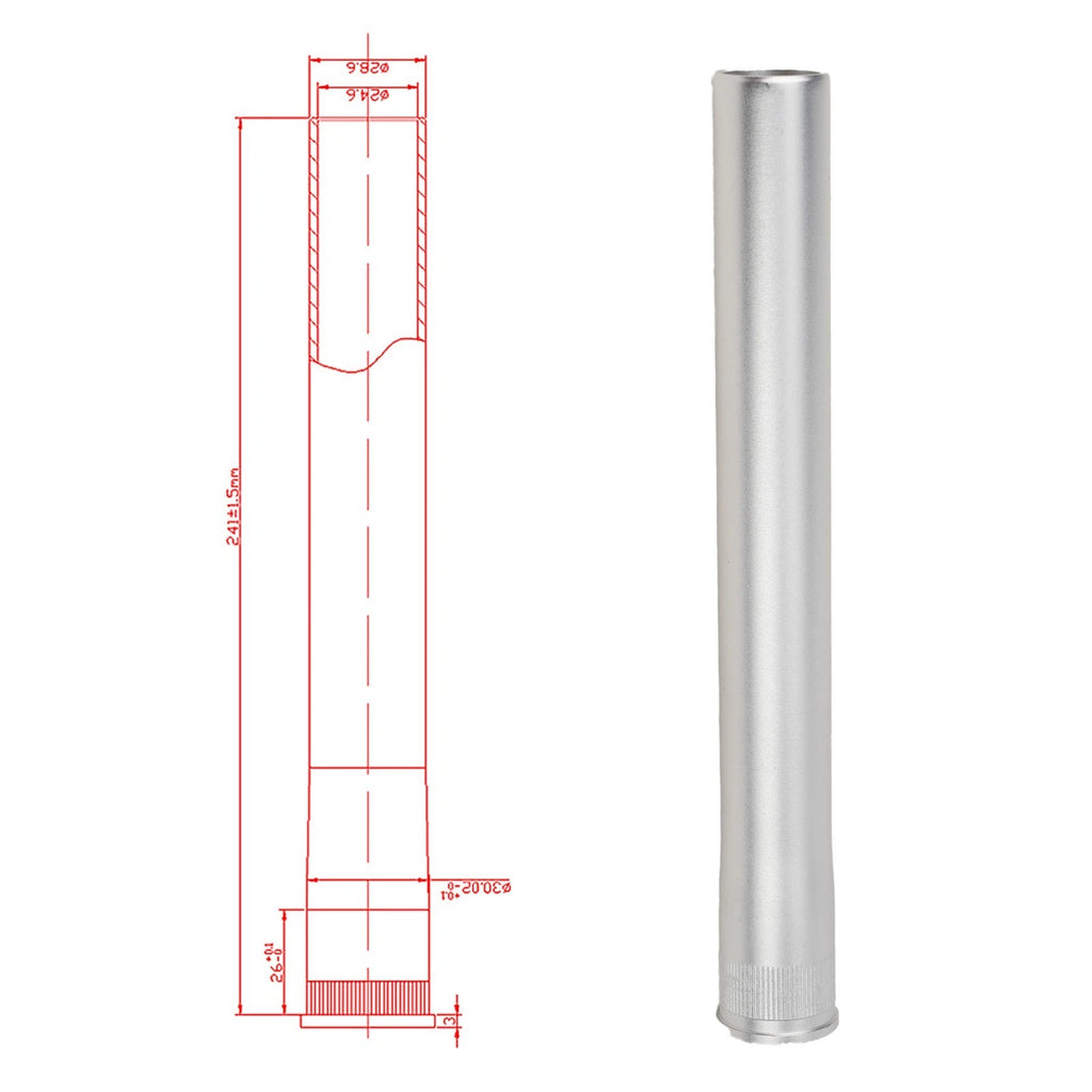 Bicycle Front Fork Head Tube Steerer Tube for MTB Mountain Bike