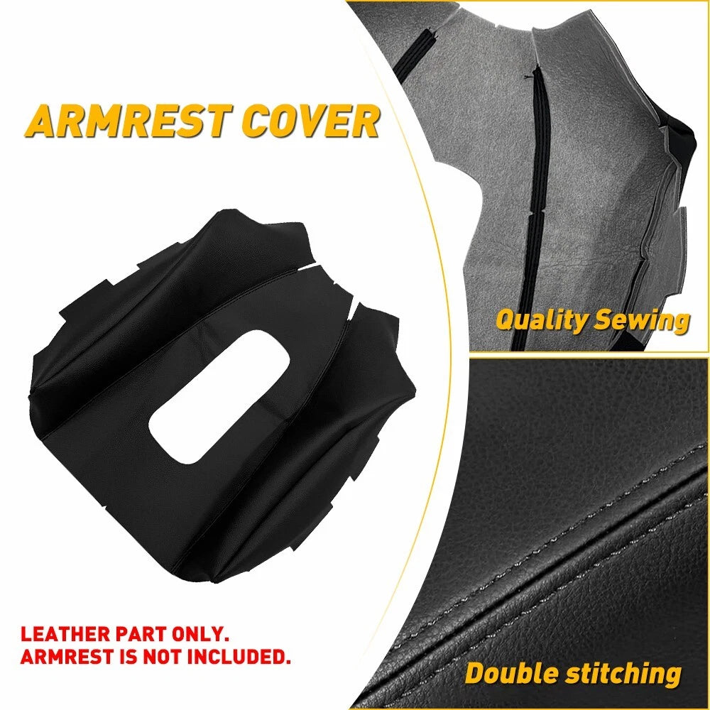 Center Console Lid Armrest Vinyl Cover for Cadillac Escalade (2015–2020)