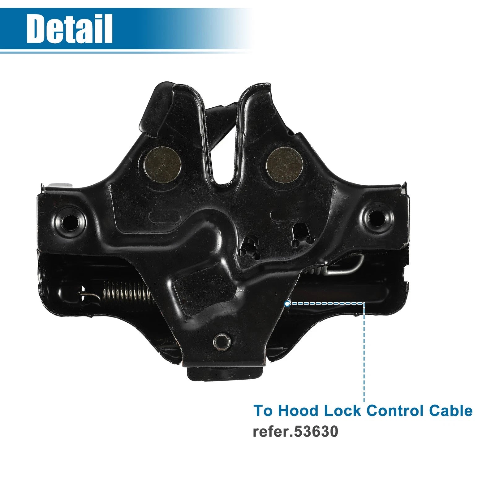 Hood Latch Lock for Toyota Tundra (2000–2023) 53510AC010 Black